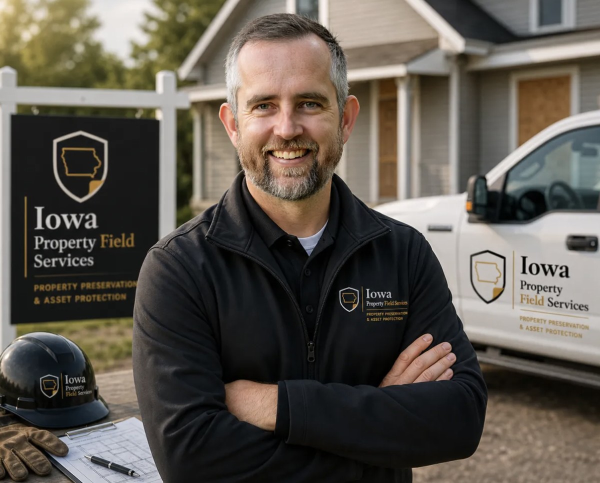 Andrew, owner of Iowa Property Field Services