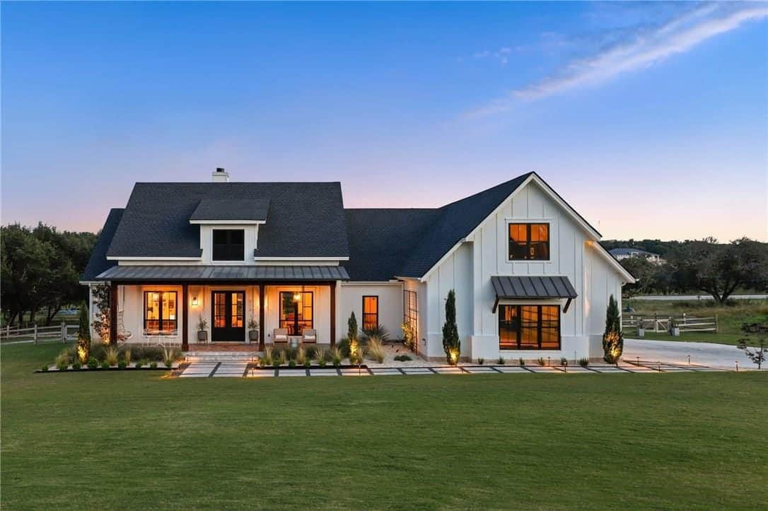 Iowa farmhouse exterior